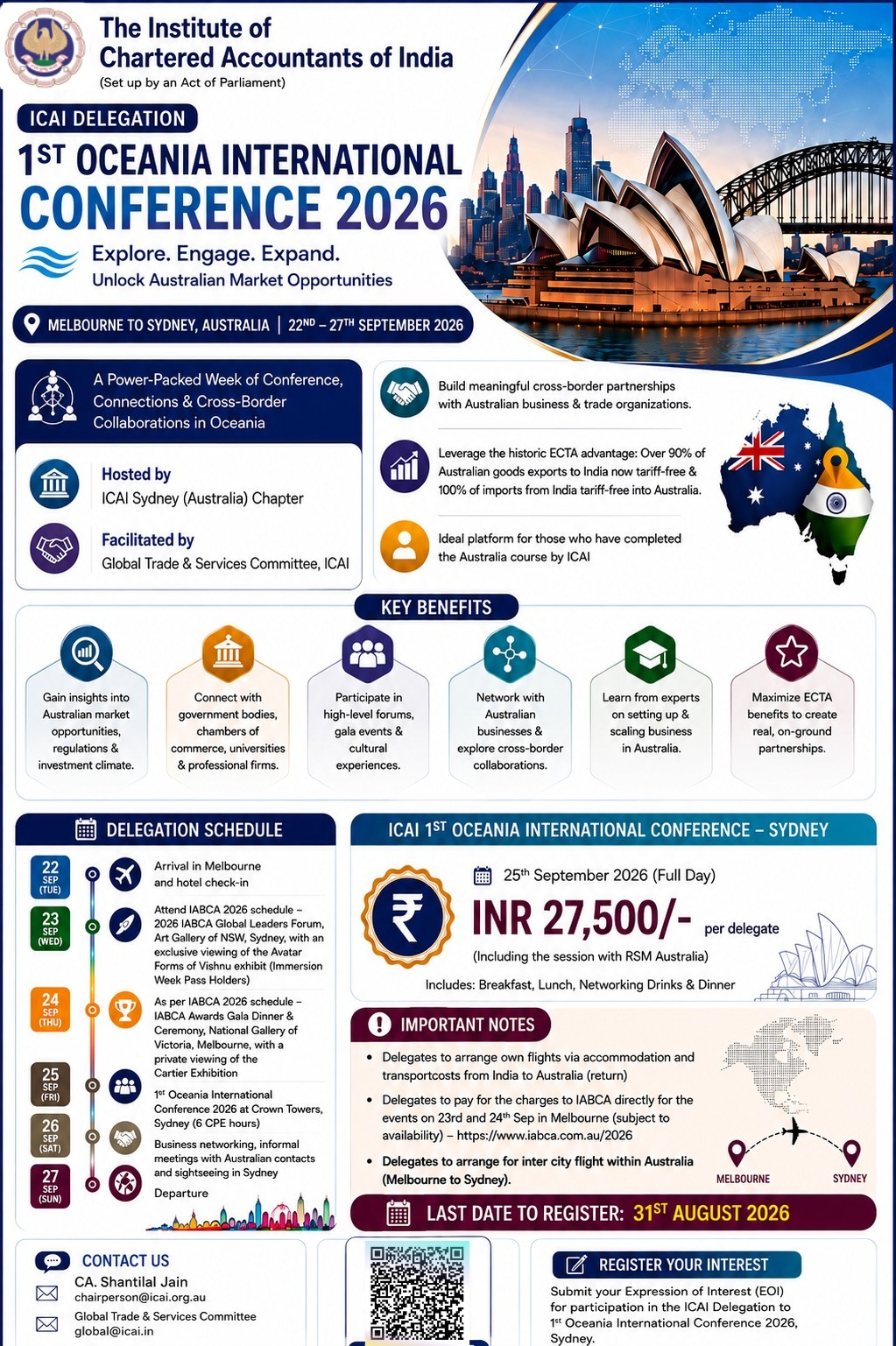 1ST Oceania International Conference 2026 Flyer