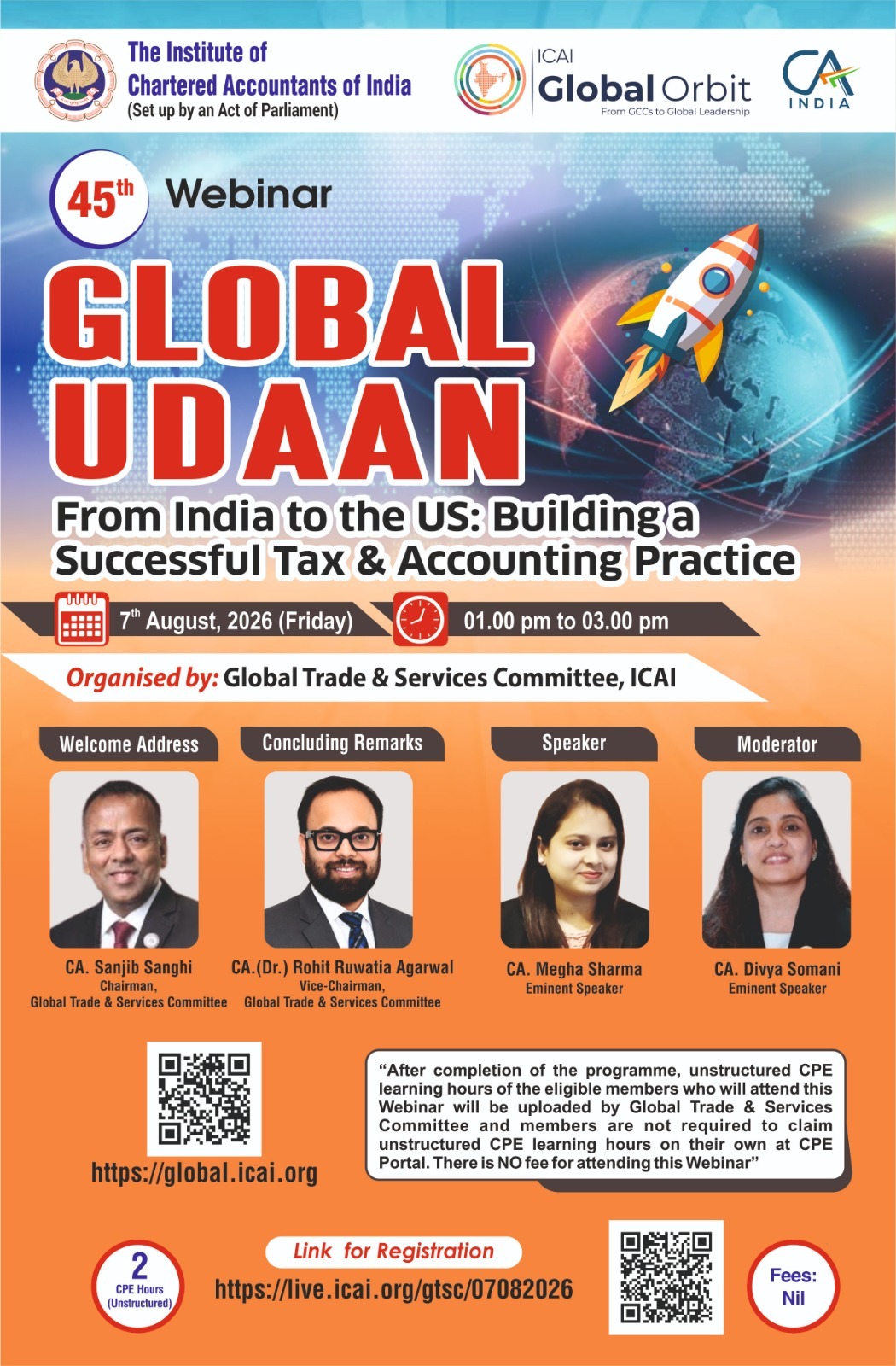 Global Udaan Upcoming Session