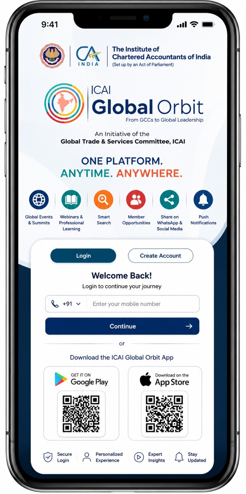 ICAI GTS Mobile App